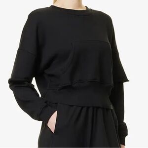 Gymshark x Leana Deeb Sweatshirt in Black size Large